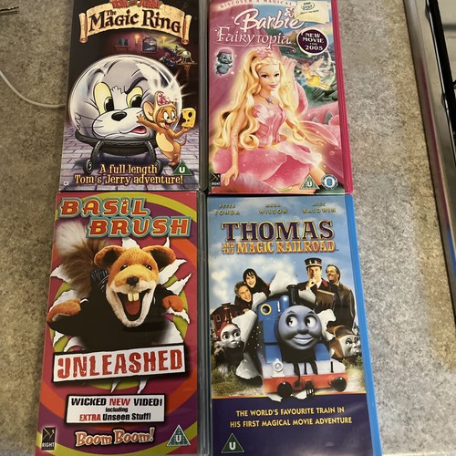 Kids vhs bundle basil brush - kids,