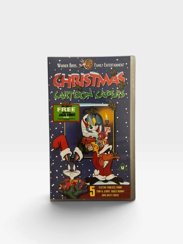 Christmas cartoon capers vhs - christmas,