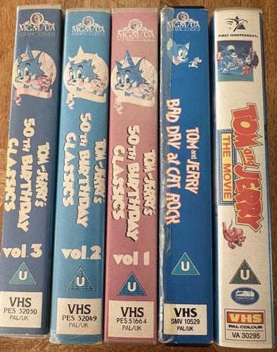 Vhs bundle tom and jerry - vhs,